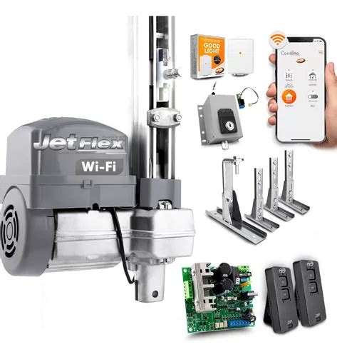 Kit Motor Ppa Bv 1 3 Jet Flex Wifi Trava Sup Tx Portão 350kg