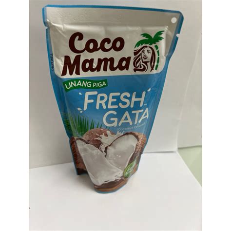 Coco Mama Fresh Gata 200ml Coconut Cream Unang Piga Shopee Philippines