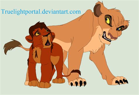 Adult Vitani and teenage Kovu - Vitani the Outlander Fan Art (42745946 ...