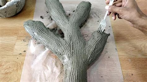 Cement Diy How To Make Cement Diy Craft Tree Tutorial Part 1 Youtube