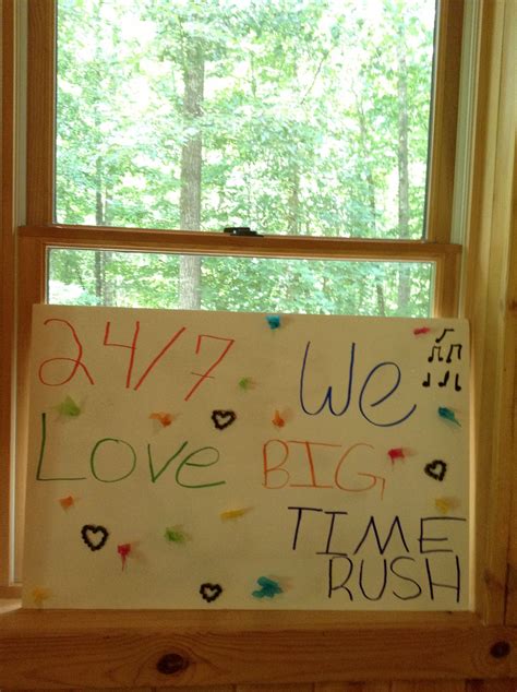 Big Time Rush Concert Poster