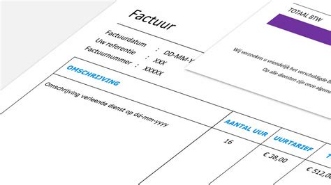 Hoe Zet Je Uurtarief En Btw Op De Factuur Voorbeelden