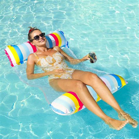 1 Pack Water Swimming Pool Floats Hammock XL Inflatable Multi Purpose