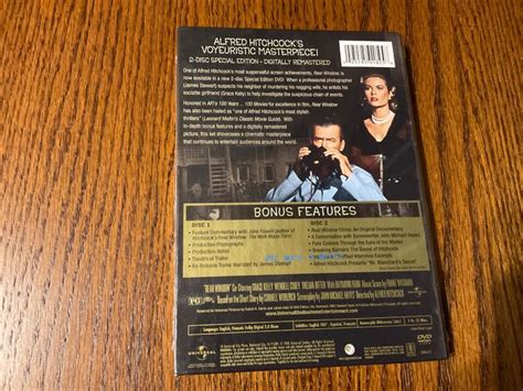 Rear Window Dvd 2 Disc Special James Stewart Grace Kelly Alfred