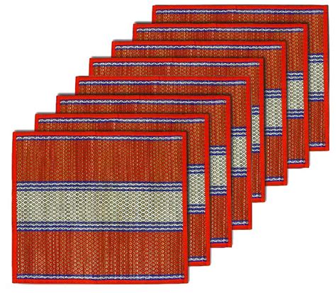 Checked Ethnic Korai Grass Pooja Mat Mat Size 18X18in At Rs 74 In