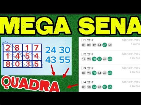 Dupla Sena 2818 - MEGA SENA 2818 TABELA PODEROSA - YouTube
