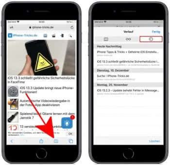 IPhone Safari Verlauf Anzeigen So Geht S