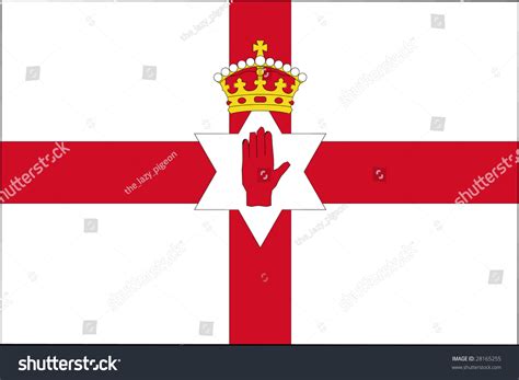 Official Flag Of Northern Ireland Stock Photo 28165255 : Shutterstock