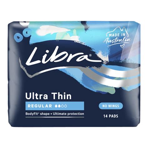 Libra Ultra Thin Regular Pads No Wings Pack Healthylife