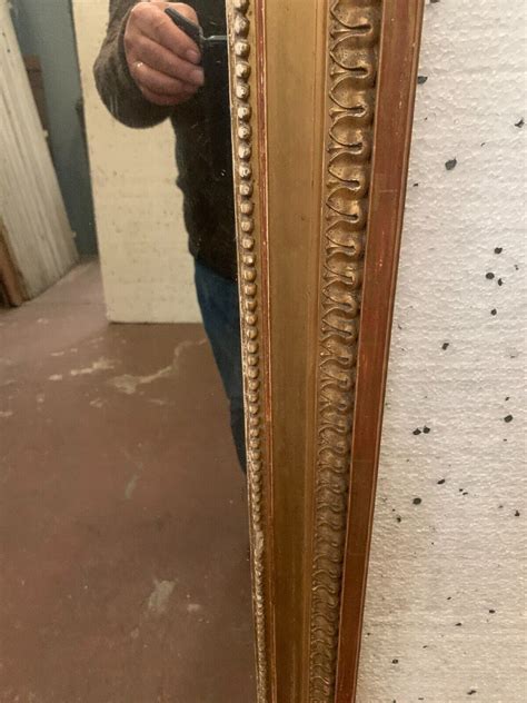 Proantic Miroir De Style Louis Xvi En Bois Et Stuc Dor Xix Si Cle