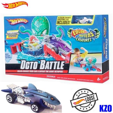 Hot Wheels Shark Cruiser LOOSE RIVETED Without BOX ACCESSORIES Form Color Shifter Octo