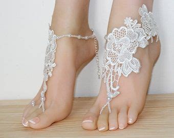 Barefoot Sandals Anklet Barefoot Sandals Wedding Crochet Barefoot