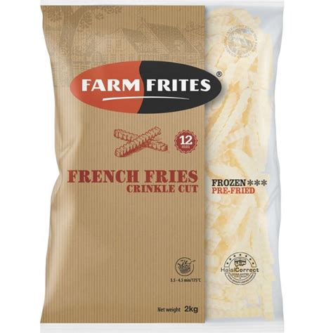 Jual Farm Frites French Fries Crinkle Cut Kentang Goreng Crinkle Cut