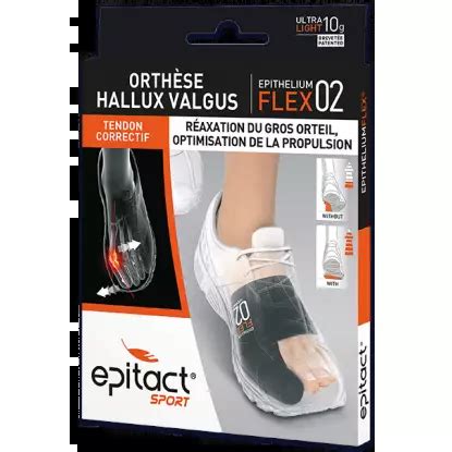 Orthèse Hallux Valgus Epithelium Flex Epitact Sport Taille M