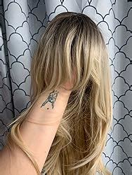 Amazon AUTYBEI Blonde Wig With Bangs For Women Heat Resistant 23 Inch Layered Synthetic