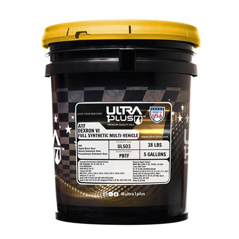 Ultra Plus Full Synthetic Atf Dexron Vi Automatic Transmission Oil