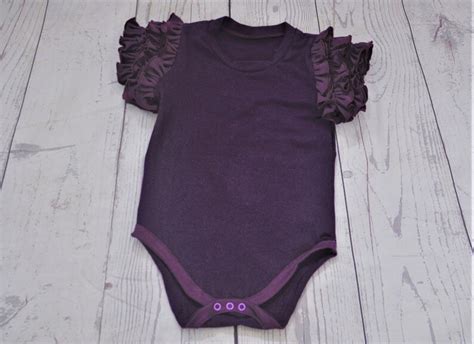 Ruffle Sleeve Bodysuit Ruffle Baby Bodysuit Available In Etsy