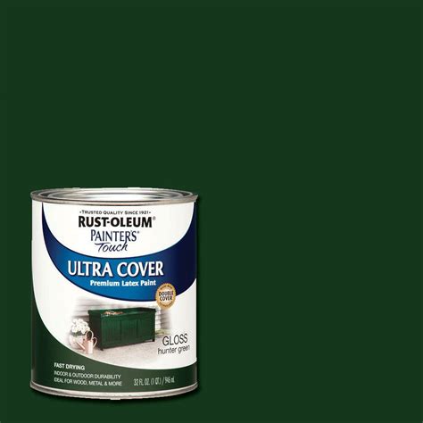 Rust Oleum Painter S Touch 32 Oz Ultra Cover Gloss Hunter Green