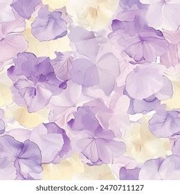 Sweet Flower Watercolor Seamless Patternsoft Pastel 库存矢量图免版税