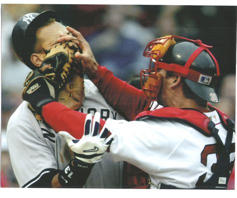 Alex Rodriguez Jason Varitek Fight Yankees Red Sox 18X24 Color Baseball ...