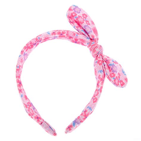 Claire S Club Knot Headband Pink Claire S Us