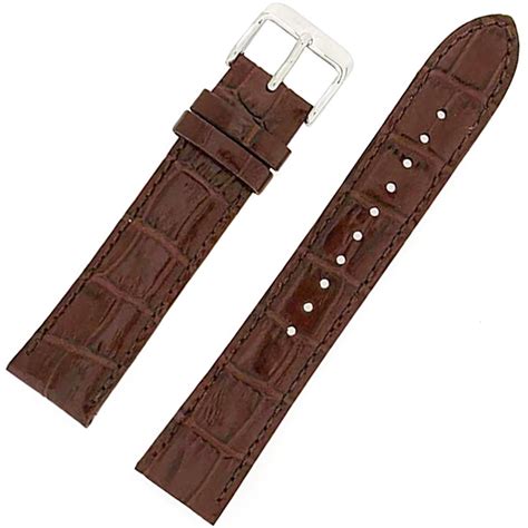 Seiko 4LF2ZB 7N43 0AZ0 Genuine Seiko Watch Band 20mm Brown Leather