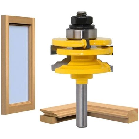 Lock Mitre Router Bit APLUS Fraise à Bois Fraise à Rainurer Tenon