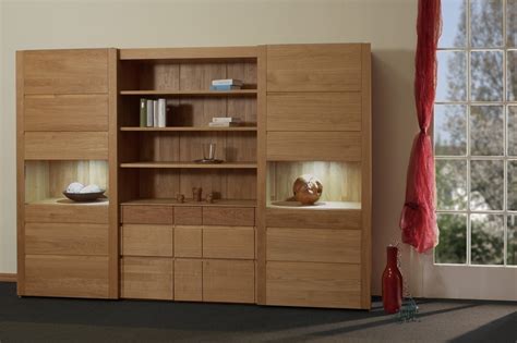 Vollholz Schrank Moderna 280 mit 2 Schiebetüren mit offenem Regal