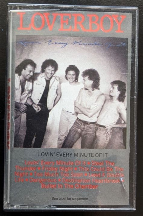 Loverboy Lovin Every Minute Of It Cassette Tape 1985 Columbia