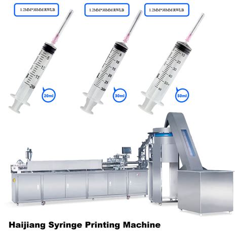 Syringe Making Machine Haijiang Machinery