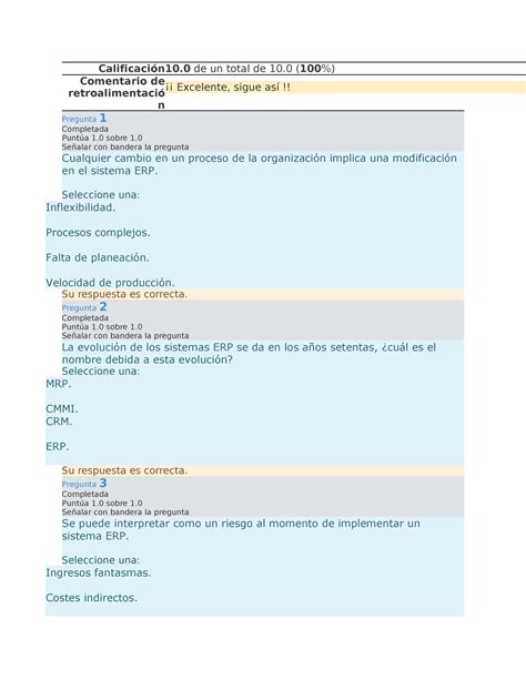 Examen sem 5 tec de informacion aplicada Calificación10 de un total