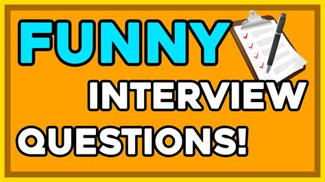 Funny Interview Questions Top 5 Funny Trick Questions Youtube