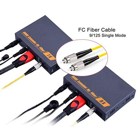 New Hdmi Fiber Optic Extender Converter 20km Over Tcp Ip 1080p Hdmi Fiber Optical Transmission