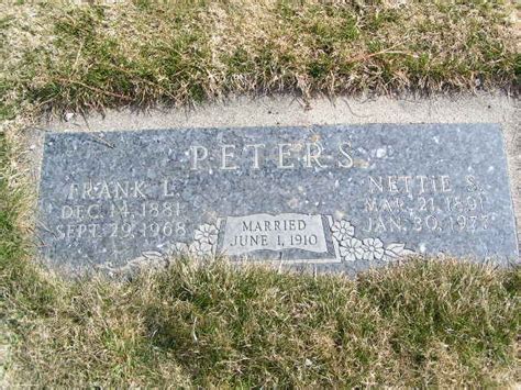 Nettie Sarah Orcutt Peters Homenaje De Find A Grave