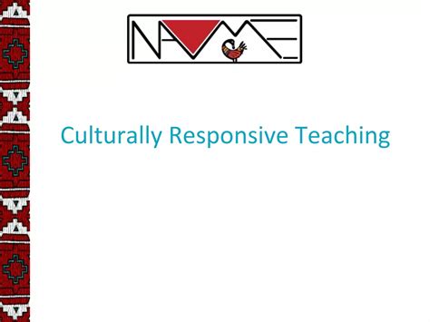 Culturally Responsive Teaching Ppt