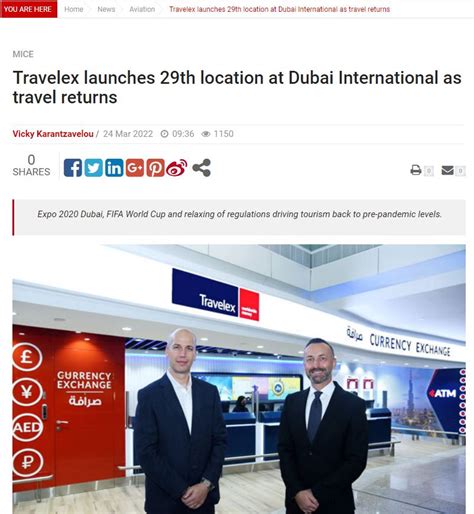 Travelex Launches Its 29th Location At Dubai International Airport