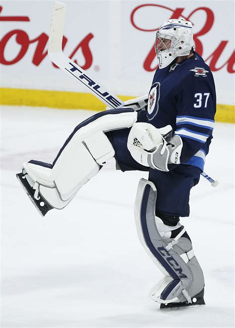 Hellebuyck Makes 34 Saves To Lead Jets Past Capitals 3 0 AP News