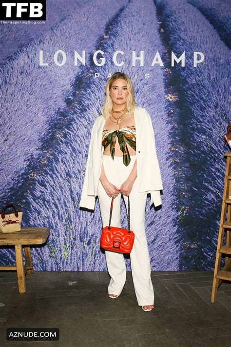 Ashley Benson Sexy Poses Showing Off Her Hot Figure At Longchamp In Los Angeles On Social Media