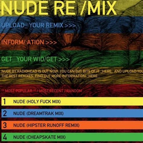 Stream Radiohead Nude Holy Fuck Remix By Mrjoanofarc IG Mrjoanofarc Listen Online For