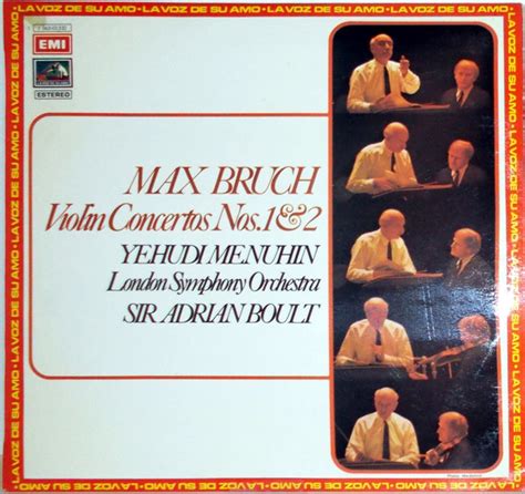 Max Bruch Yehudi Menuhin Orquesta Sinfónica de Londres Sir Adrian