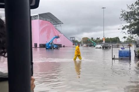 F1 Miami Grand Prix circuit UNDER WATER after major floods hit Florida - GPFans.com