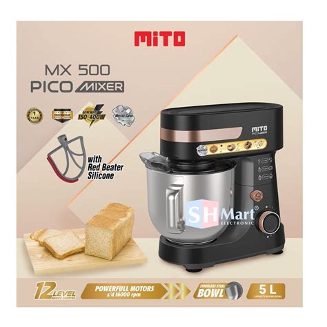 Jual NEW Mito Stand Mixer PICO MX 500 MX500 Pengaduk Adonan Kue 5 Liter