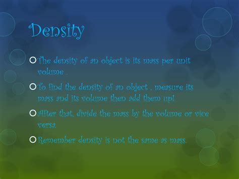 Ppt Mass Volume Density Powerpoint Presentation Free Download Id1858250