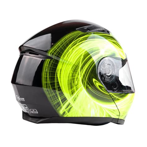 Adult Heated Modular Typhoon Snowmobile Helmet Hi-Viz – Typhoon Helmets