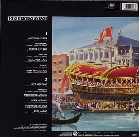 Rond Veneziano Misteriosa Venezia Lp Album Dmm Akerrecords Nl