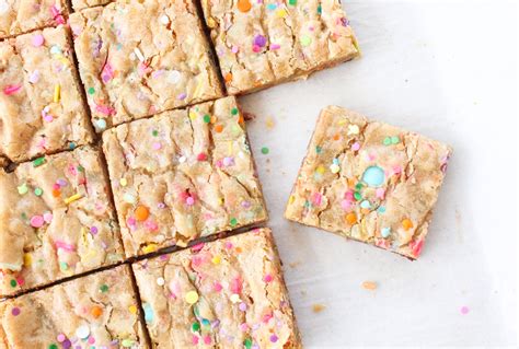 Spring Funfetti Blondies — Elisabeth And Butter