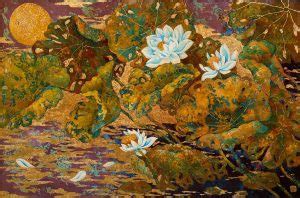 Artist Chau Ai Van Vietnamese Lacquer Paintings On Wood Nguyen Art