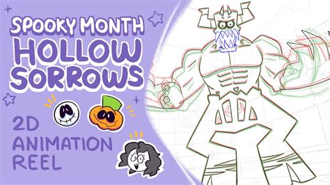 Spooky Month Hollow Sorrows 2d Animation Reel Youtube