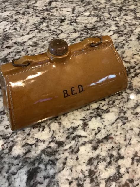 Bourne Denby England Hot Water Bottle Bed Foot Warmer Gladstone Bag Style Picclick Uk