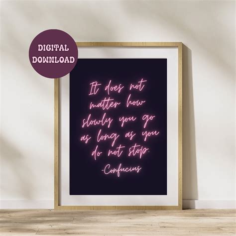 Confucius Motivational Quote Printable Wall Art Confucius Quote